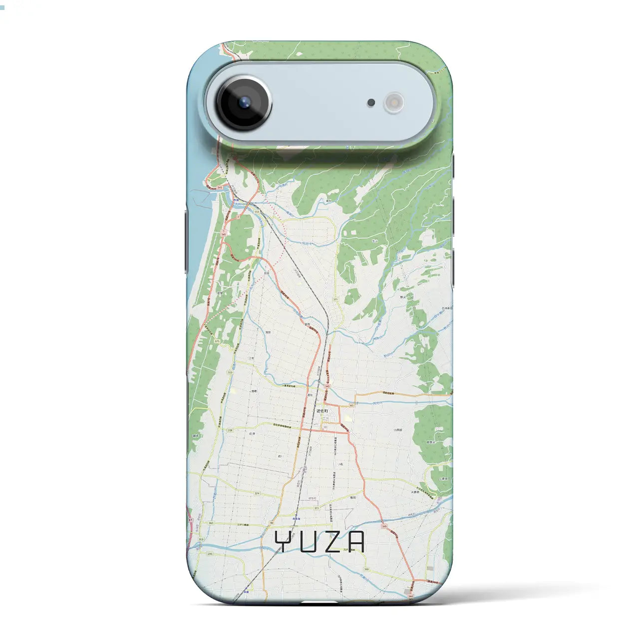 【遊佐(山形県)】地図柄iPhoneケース(バックカバータイプ)