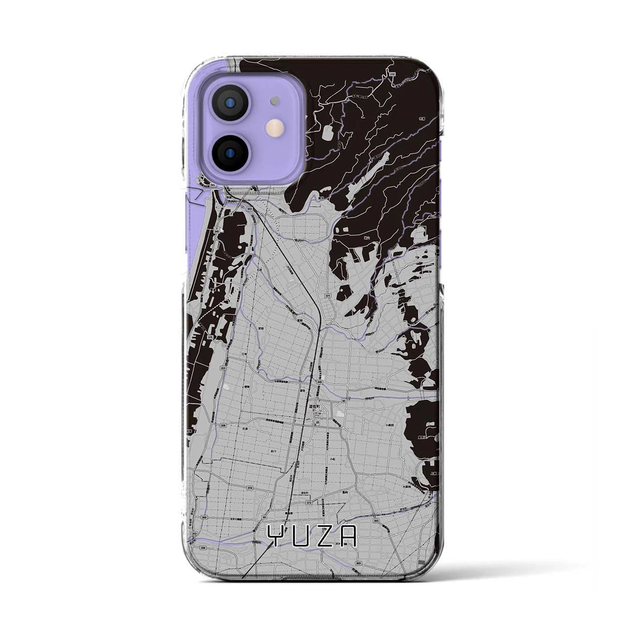 【遊佐(山形県)】地図柄iPhoneケース(クリアタイプ)