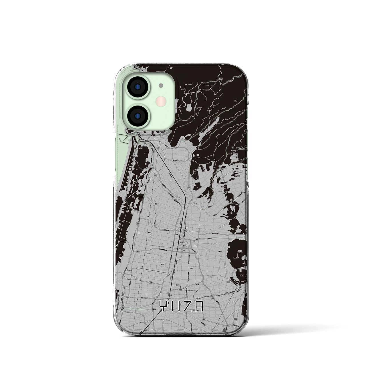 【遊佐(山形県)】地図柄iPhoneケース(クリアタイプ)