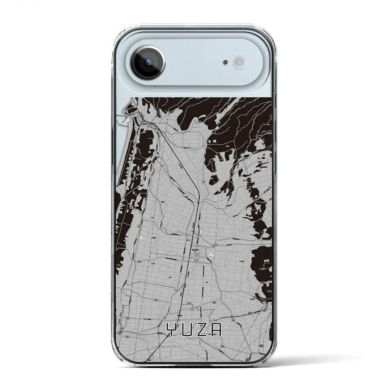 【遊佐(山形県)】地図柄iPhoneケース(クリアタイプ)