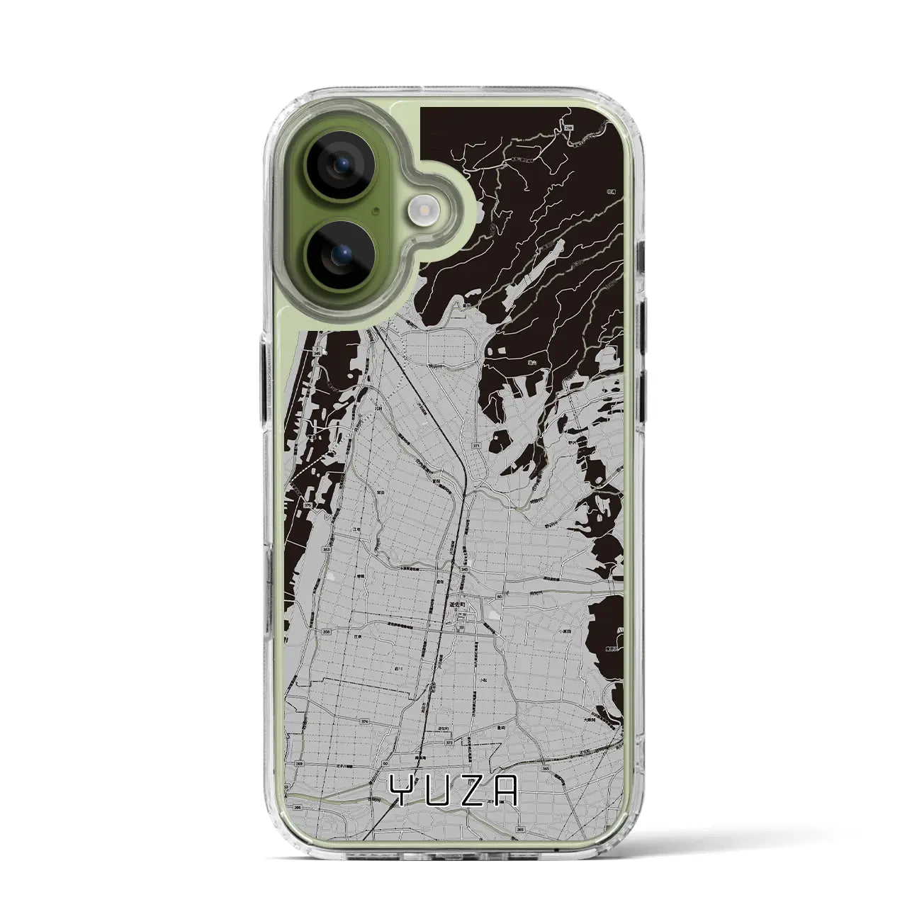 【遊佐(山形県)】地図柄iPhoneケース(MagSafeタイプ)