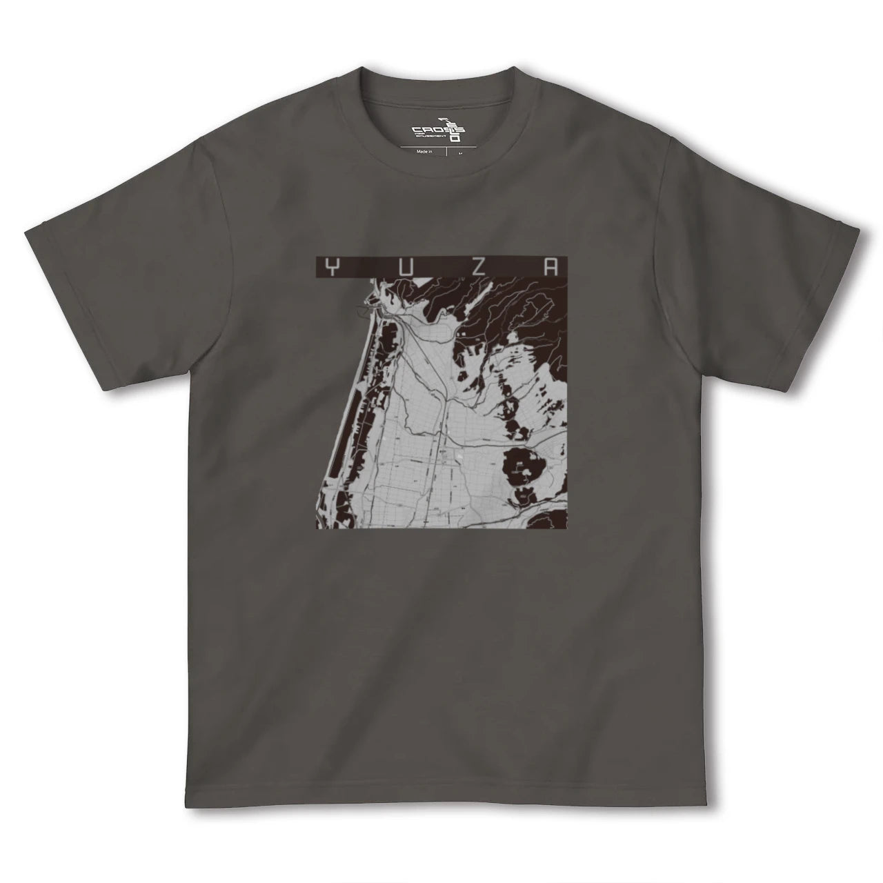 【遊佐(山形県)】地図柄ヘビーウェイトTシャツ
