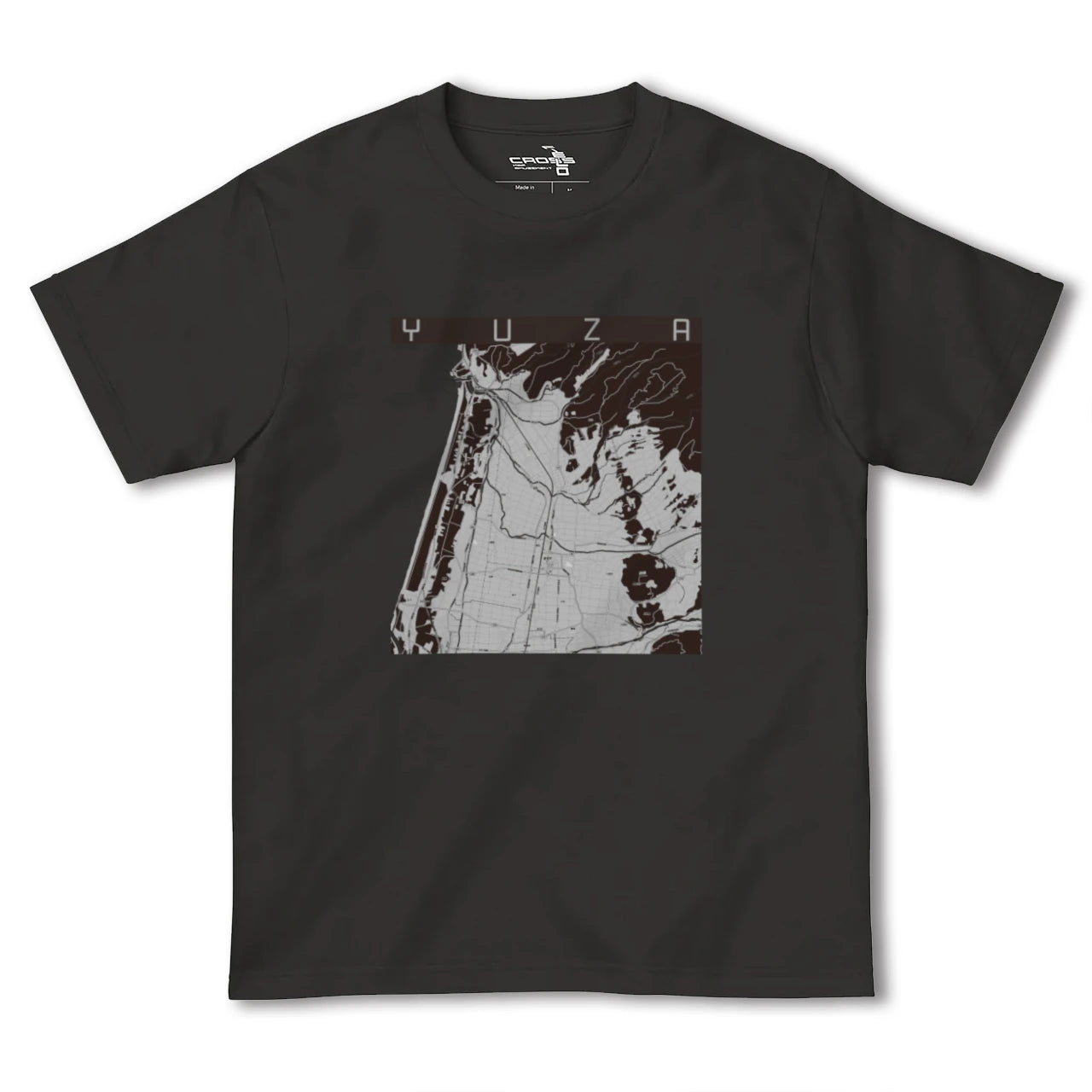 【遊佐(山形県)】地図柄ヘビーウェイトTシャツ