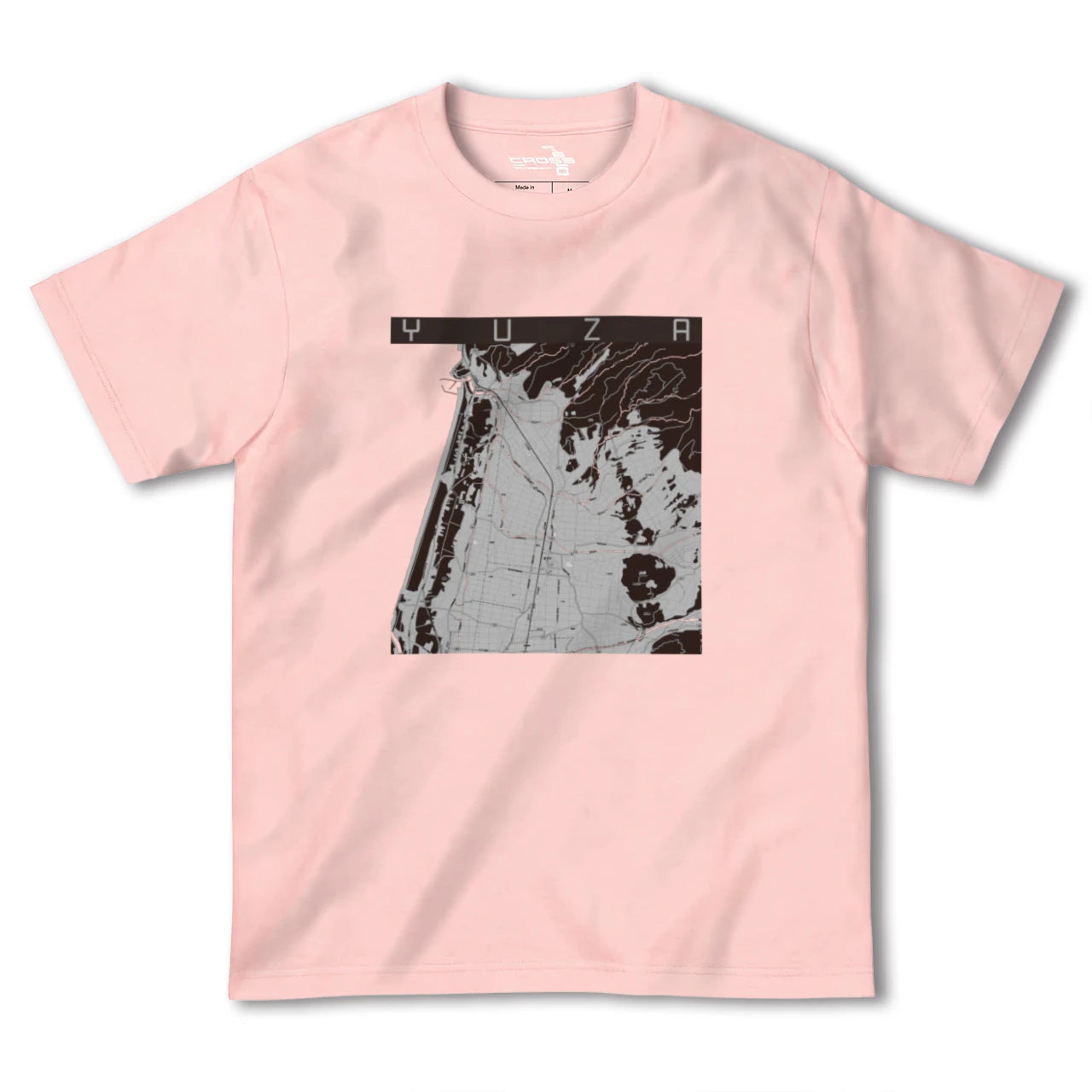 【遊佐(山形県)】地図柄ヘビーウェイトTシャツ