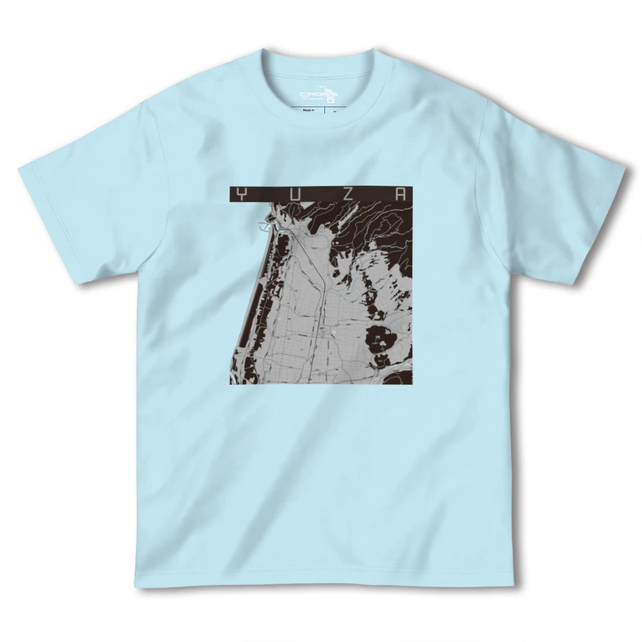 【遊佐(山形県)】地図柄ヘビーウェイトTシャツ