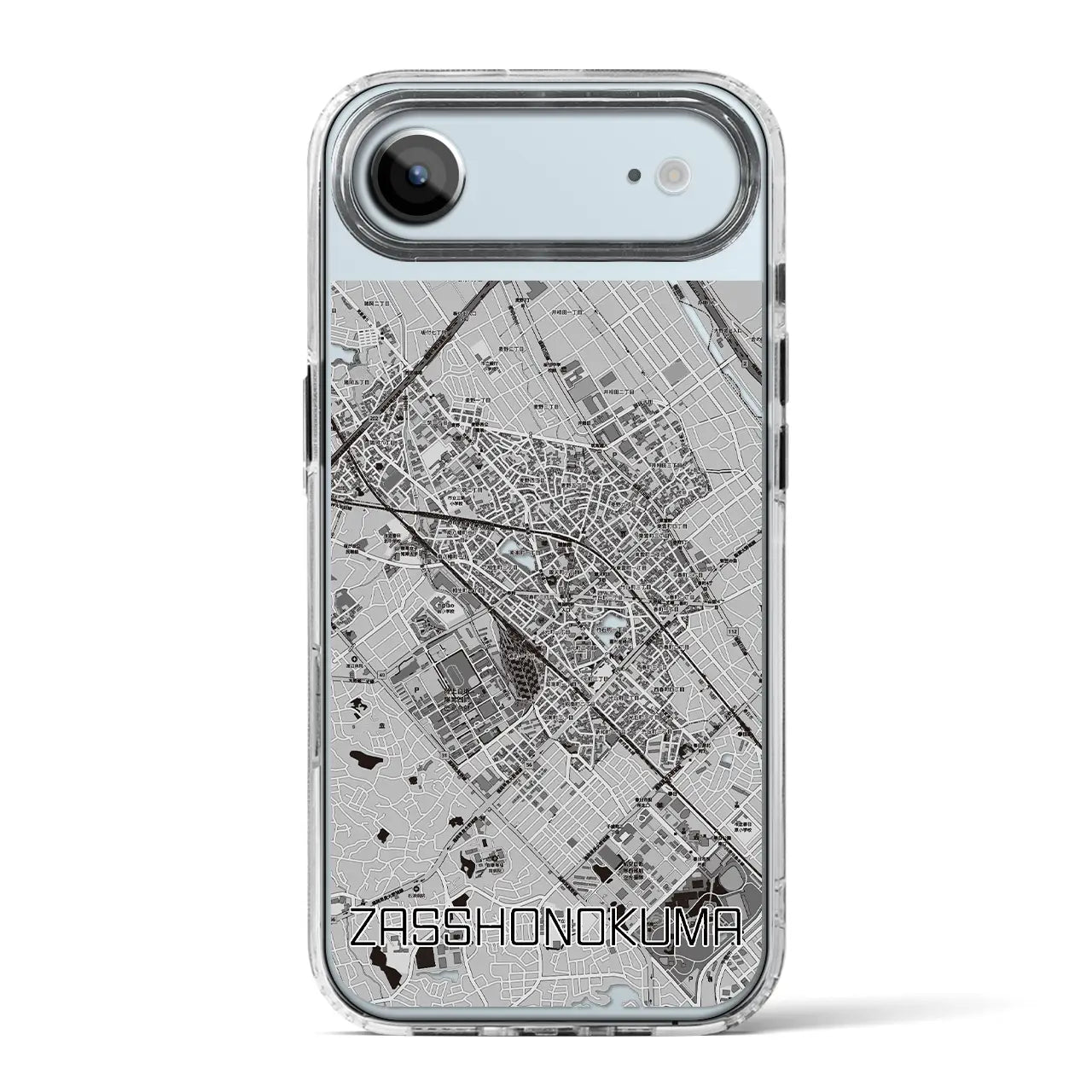 【雑餉隈(福岡県)】地図柄iPhoneケース(MagSafeタイプ)