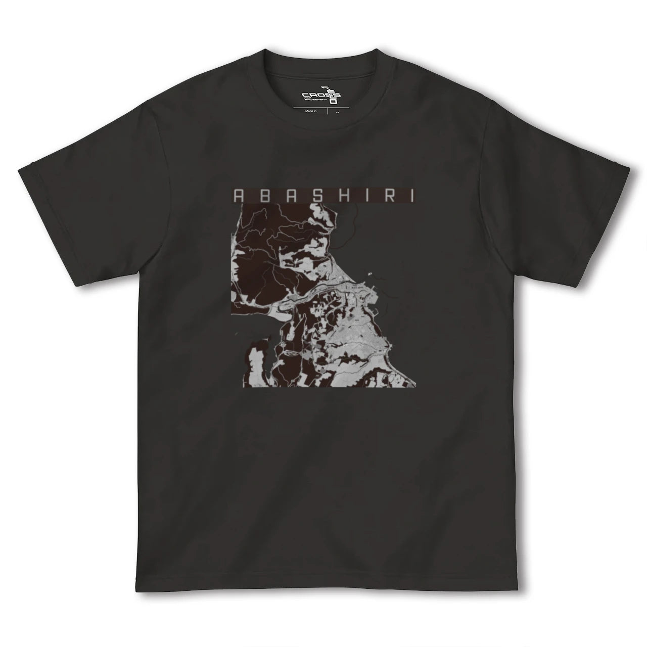 【網走(北海道)】地図柄ヘビーウェイトTシャツ