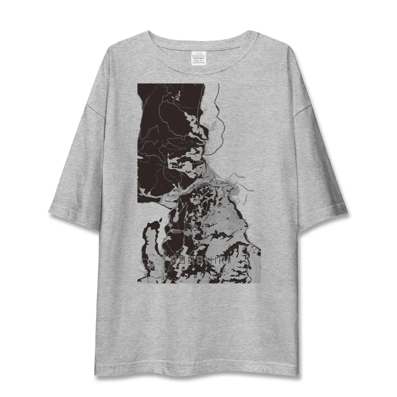 【網走(北海道)】地図柄ビッグシルエットTシャツ