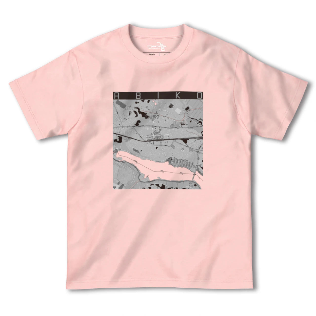 【我孫子(千葉県)】地図柄ヘビーウェイトTシャツ