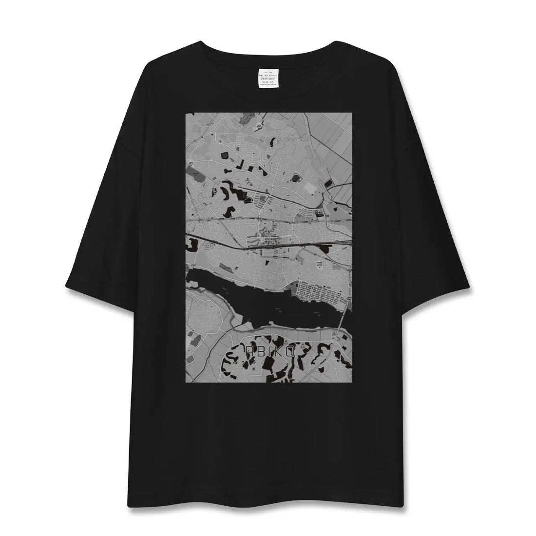 【我孫子(千葉県)】地図柄ビッグシルエットTシャツ