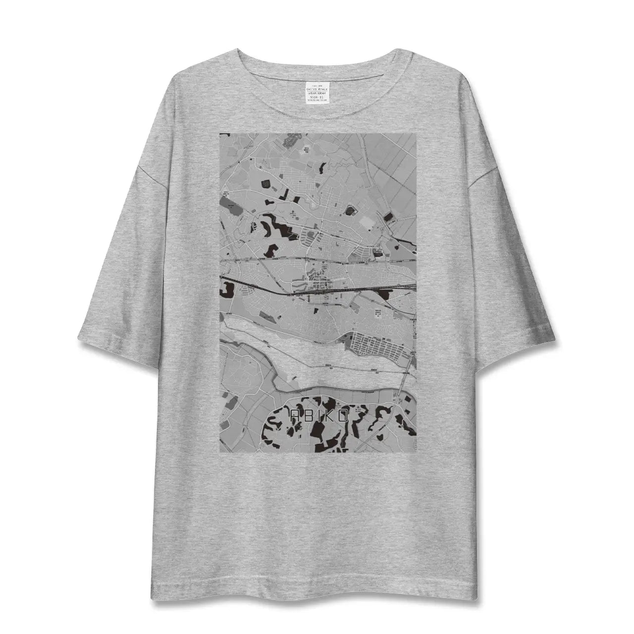 【我孫子(千葉県)】地図柄ビッグシルエットTシャツ