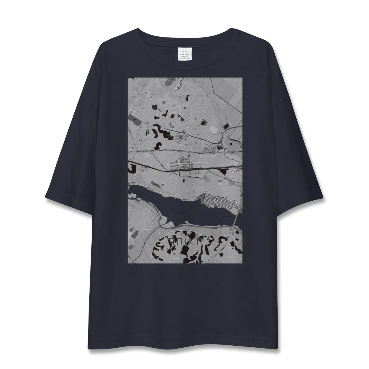 【我孫子(千葉県)】地図柄ビッグシルエットTシャツ