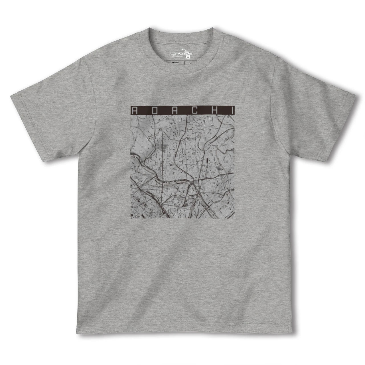 【足立(東京都)】地図柄ヘビーウェイトTシャツ