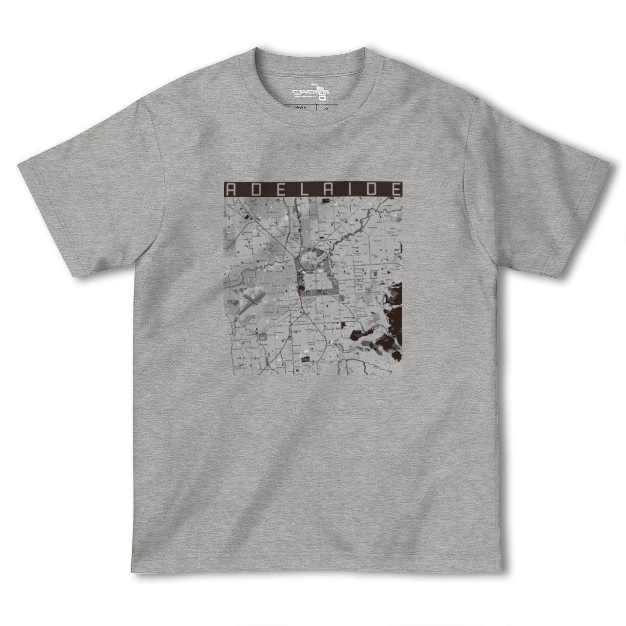 【アデレード(オーストラリア)】地図柄ヘビーウェイトTシャツ