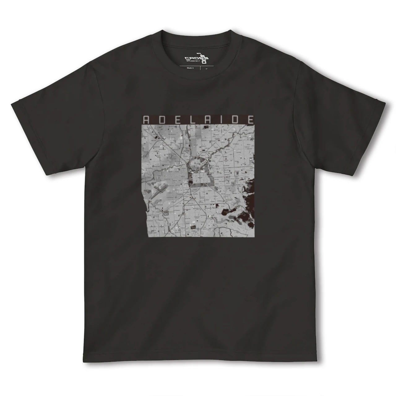 【アデレード(オーストラリア)】地図柄ヘビーウェイトTシャツ