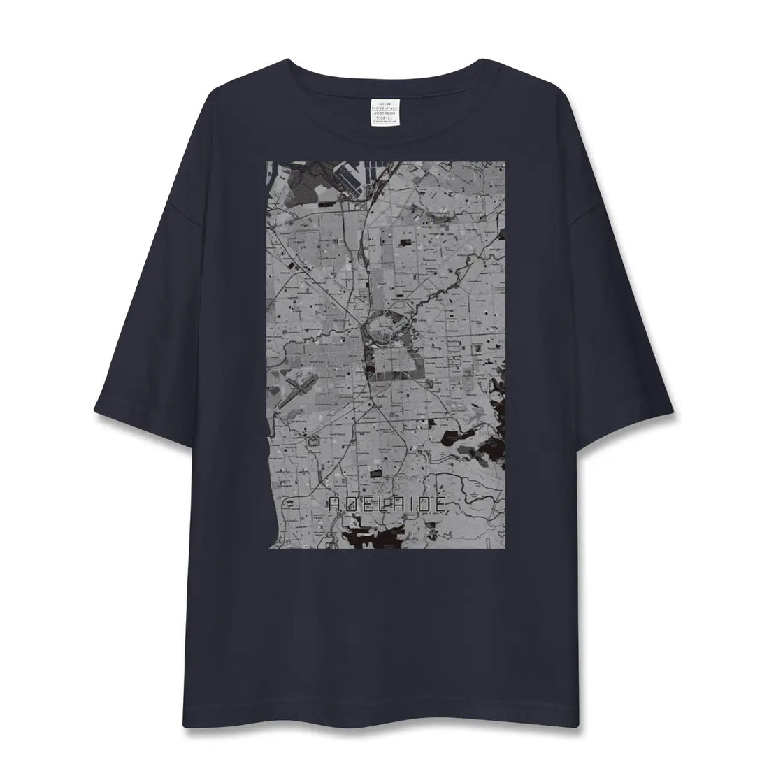 【アデレード(オーストラリア)】地図柄ビッグシルエットTシャツ