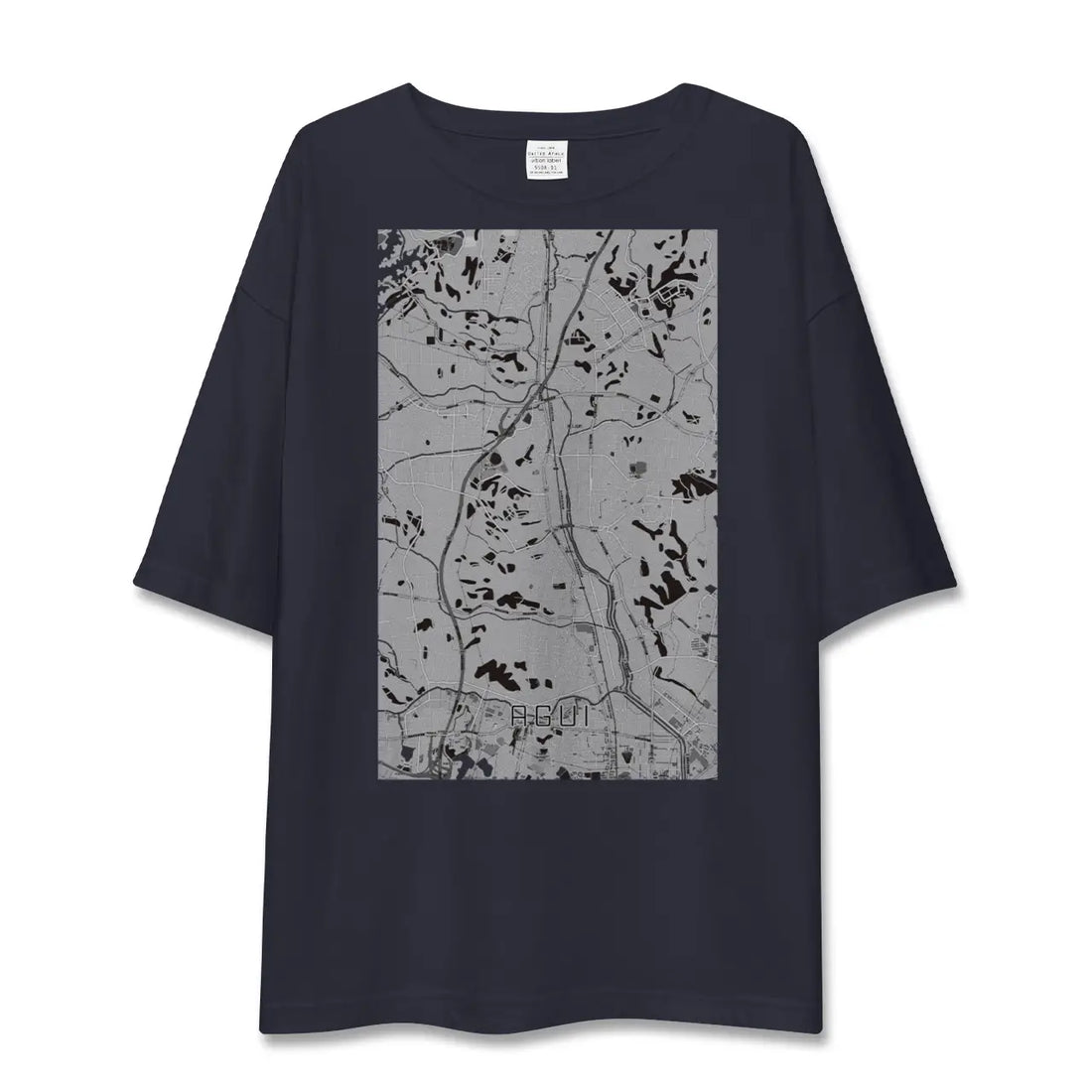 【阿久比(愛知県)】地図柄ビッグシルエットTシャツ