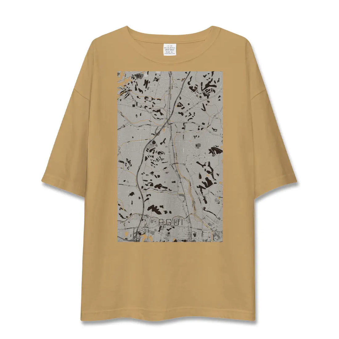 【阿久比(愛知県)】地図柄ビッグシルエットTシャツ