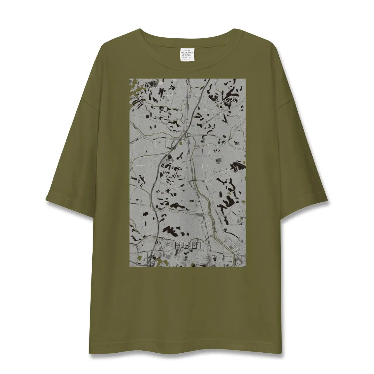 【阿久比(愛知県)】地図柄ビッグシルエットTシャツ
