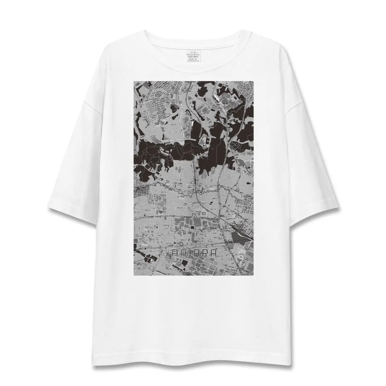 【相原(東京都)】地図柄ビッグシルエットTシャツ