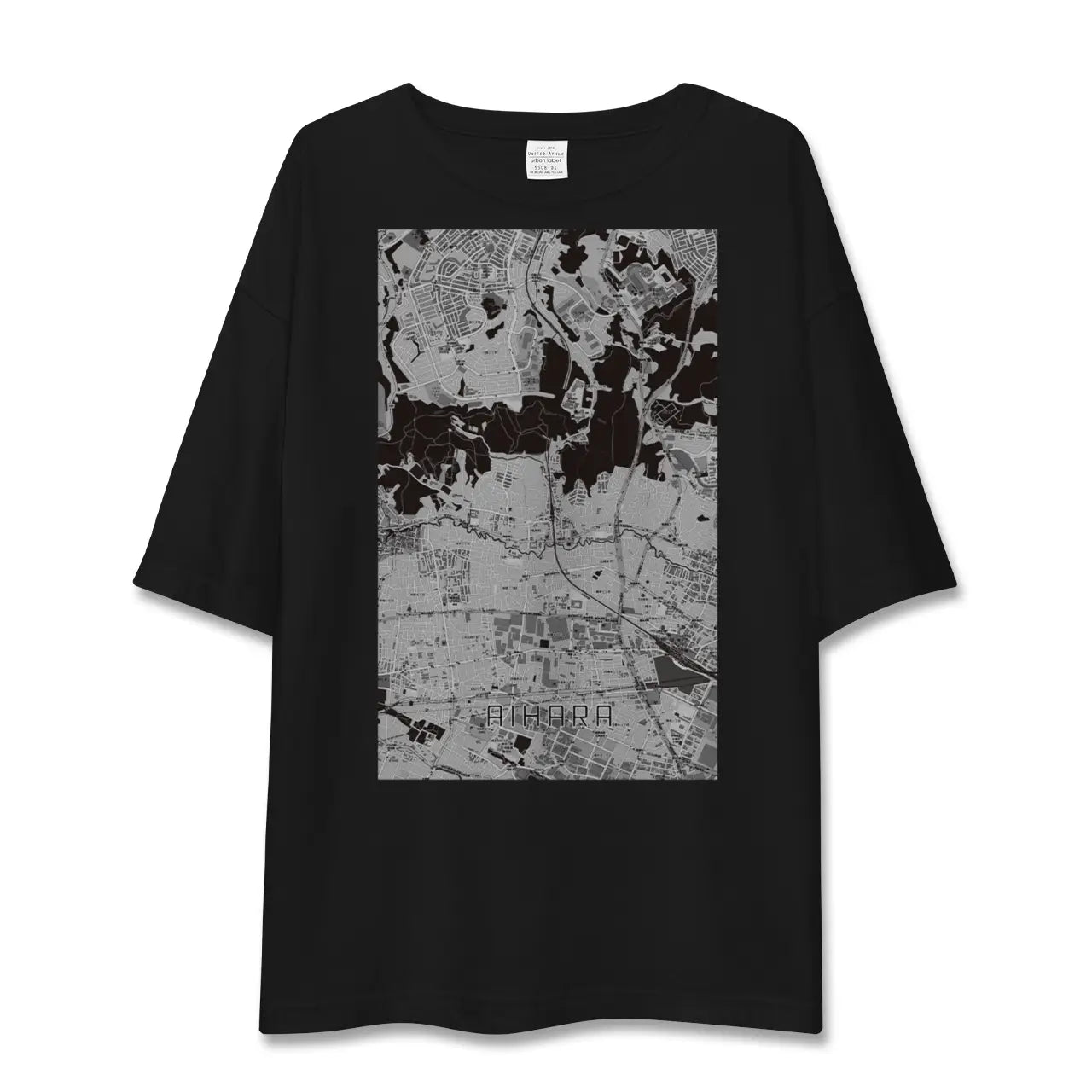 【相原(東京都)】地図柄ビッグシルエットTシャツ