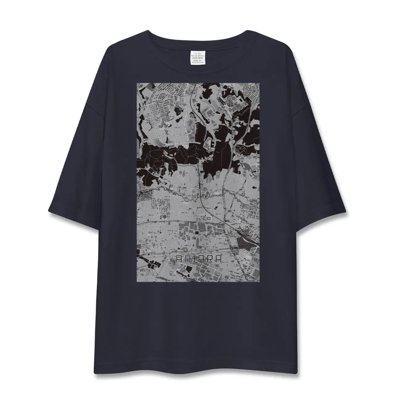 【相原(東京都)】地図柄ビッグシルエットTシャツ