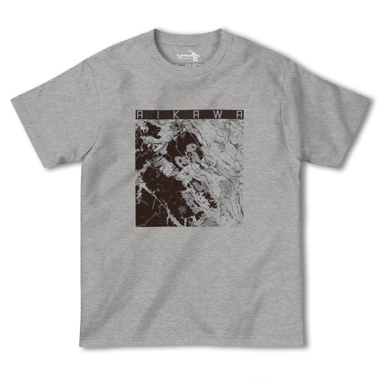 【愛川(神奈川県)】地図柄ヘビーウェイトTシャツ