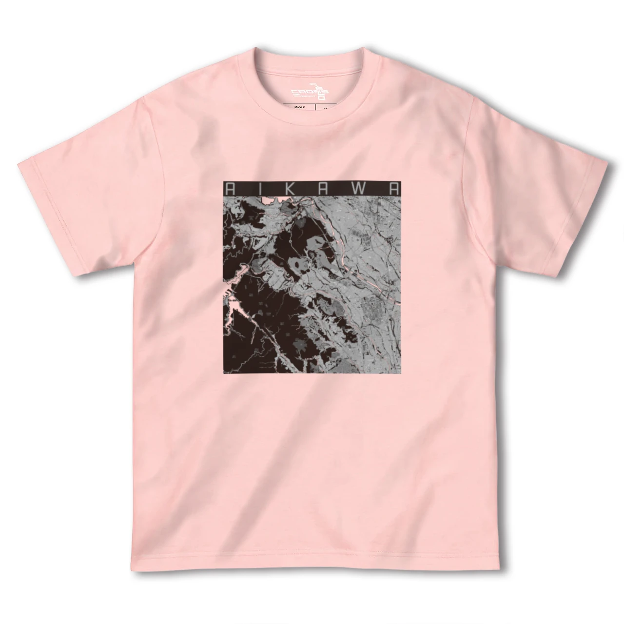 【愛川(神奈川県)】地図柄ヘビーウェイトTシャツ