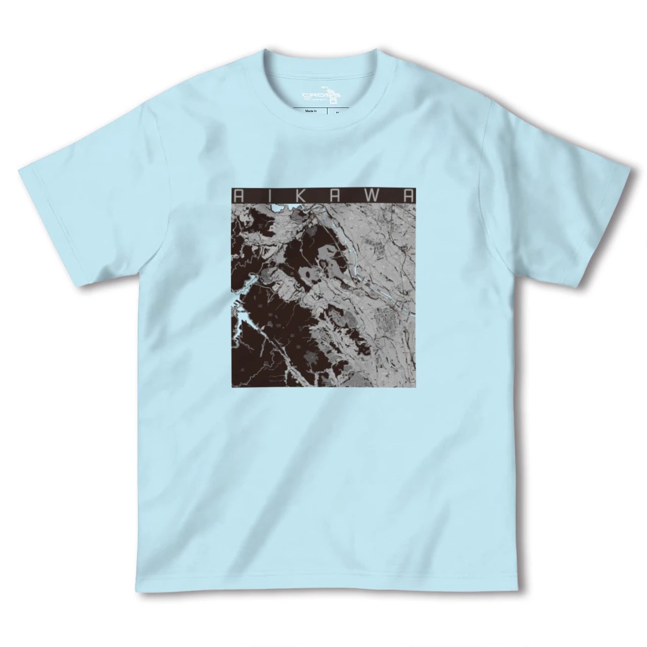 【愛川(神奈川県)】地図柄ヘビーウェイトTシャツ
