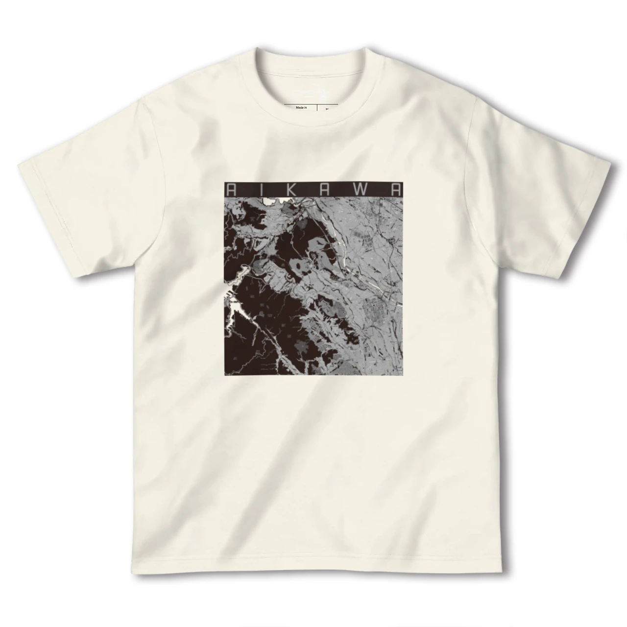 【愛川(神奈川県)】地図柄ヘビーウェイトTシャツ