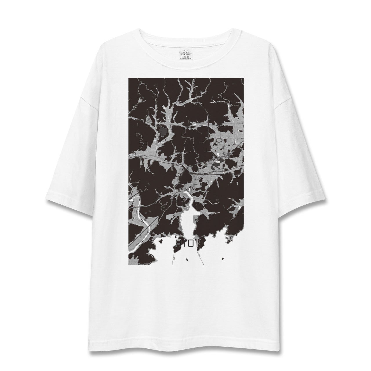 【相生(兵庫県)】地図柄ビッグシルエットTシャツ