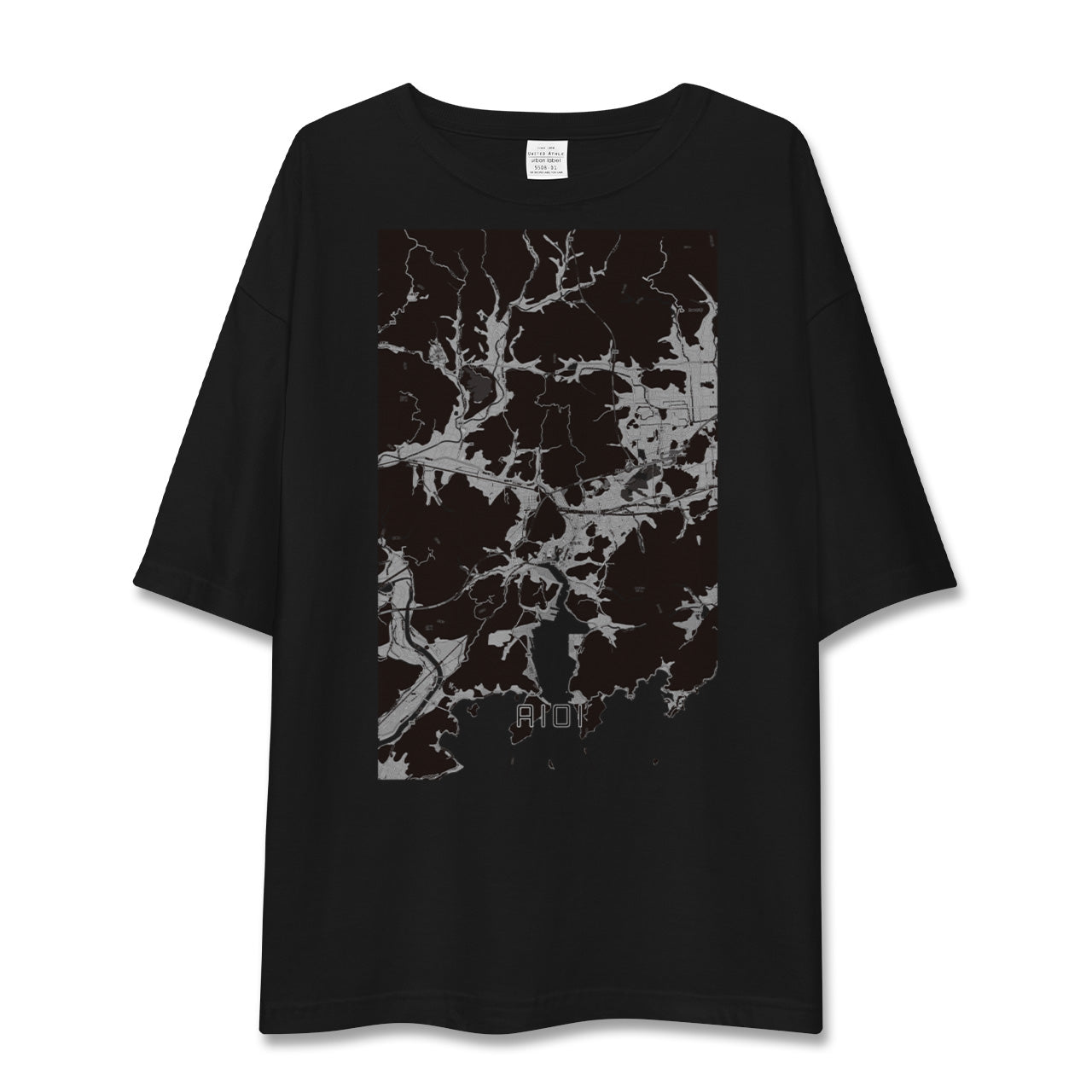 【相生(兵庫県)】地図柄ビッグシルエットTシャツ