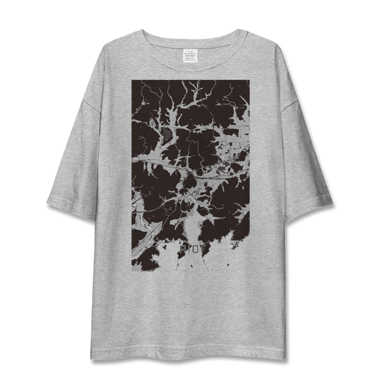 【相生(兵庫県)】地図柄ビッグシルエットTシャツ