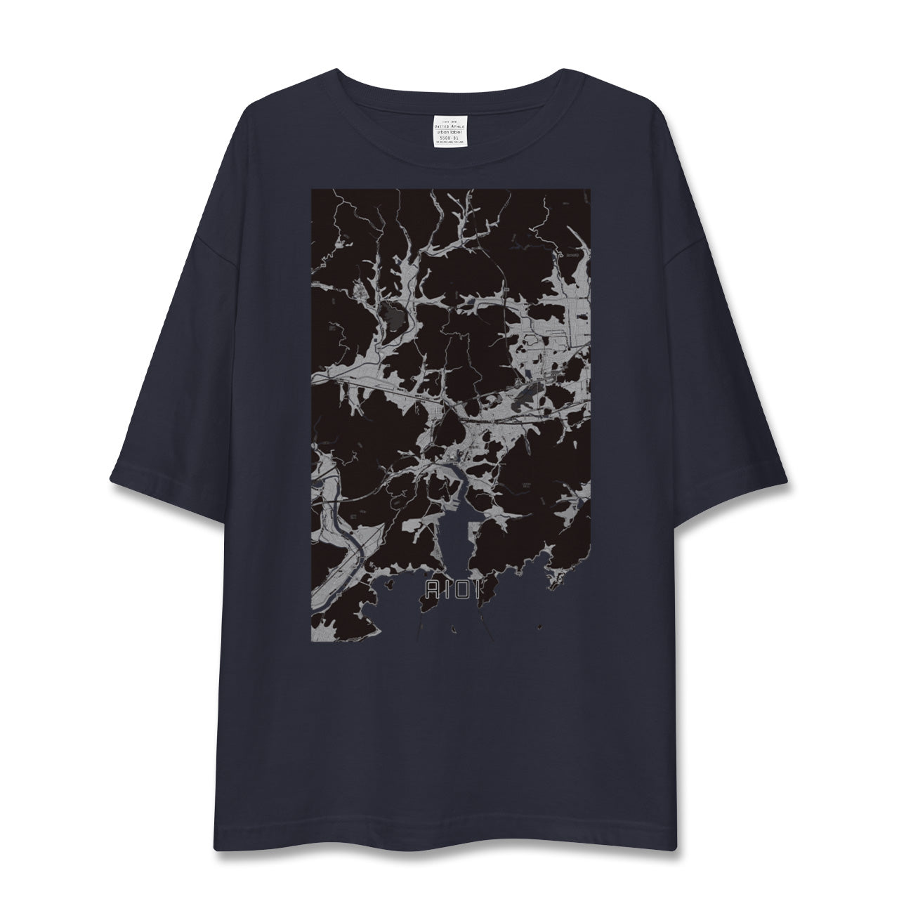 【相生(兵庫県)】地図柄ビッグシルエットTシャツ