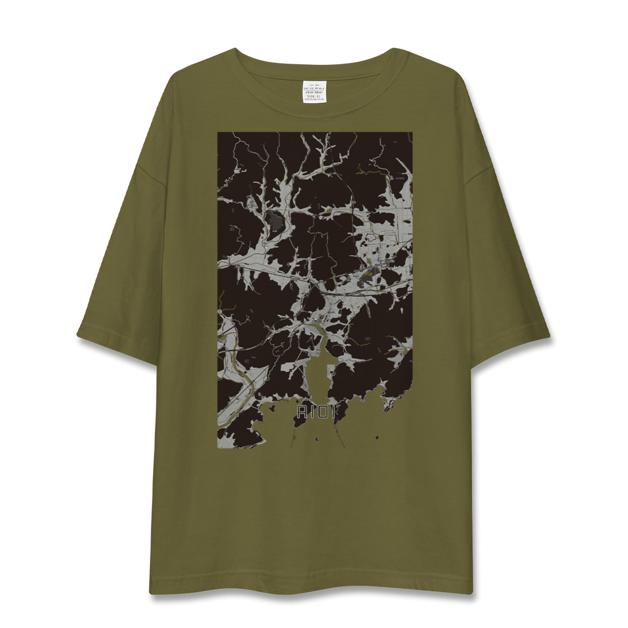 【相生(兵庫県)】地図柄ビッグシルエットTシャツ