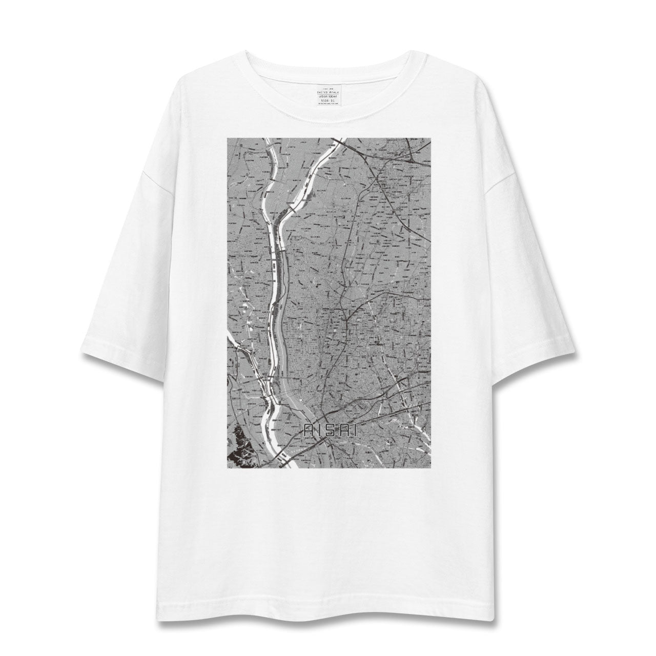【愛西(愛知県)】地図柄ビッグシルエットTシャツ