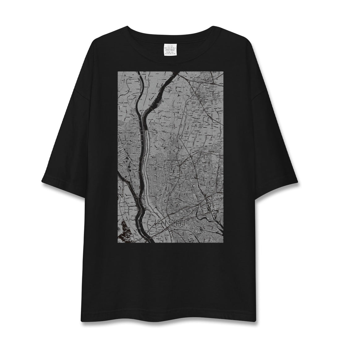 【愛西(愛知県)】地図柄ビッグシルエットTシャツ