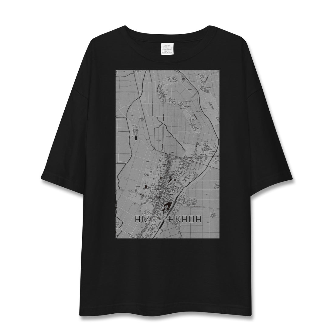 【会津高田(福島県)】地図柄ビッグシルエットTシャツ