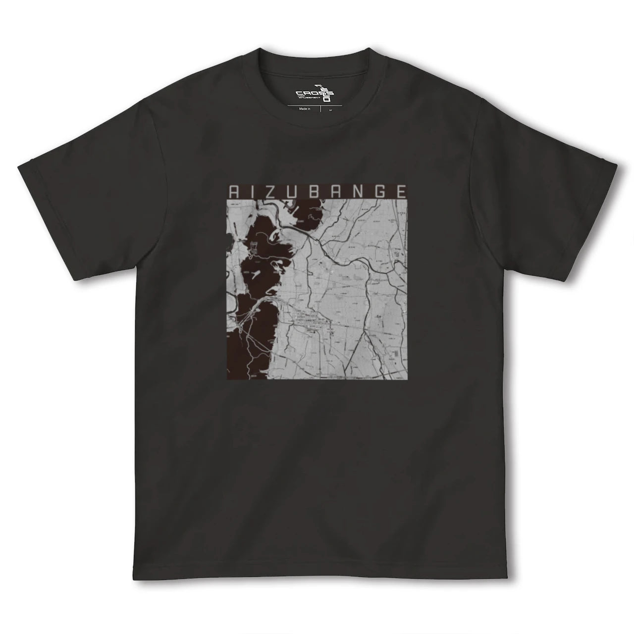 【会津坂下(福島県)】地図柄ヘビーウェイトTシャツ