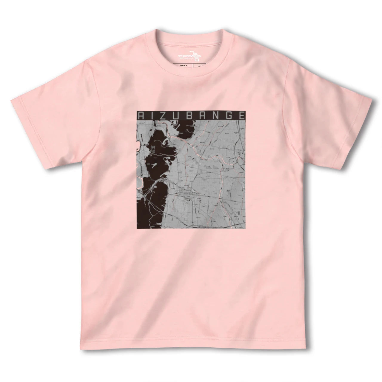 【会津坂下(福島県)】地図柄ヘビーウェイトTシャツ