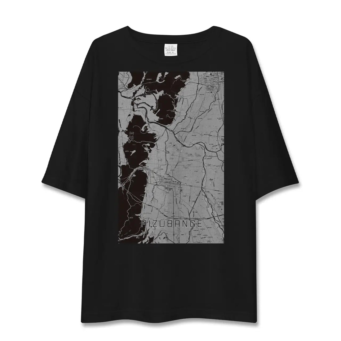 【会津坂下(福島県)】地図柄ビッグシルエットTシャツ