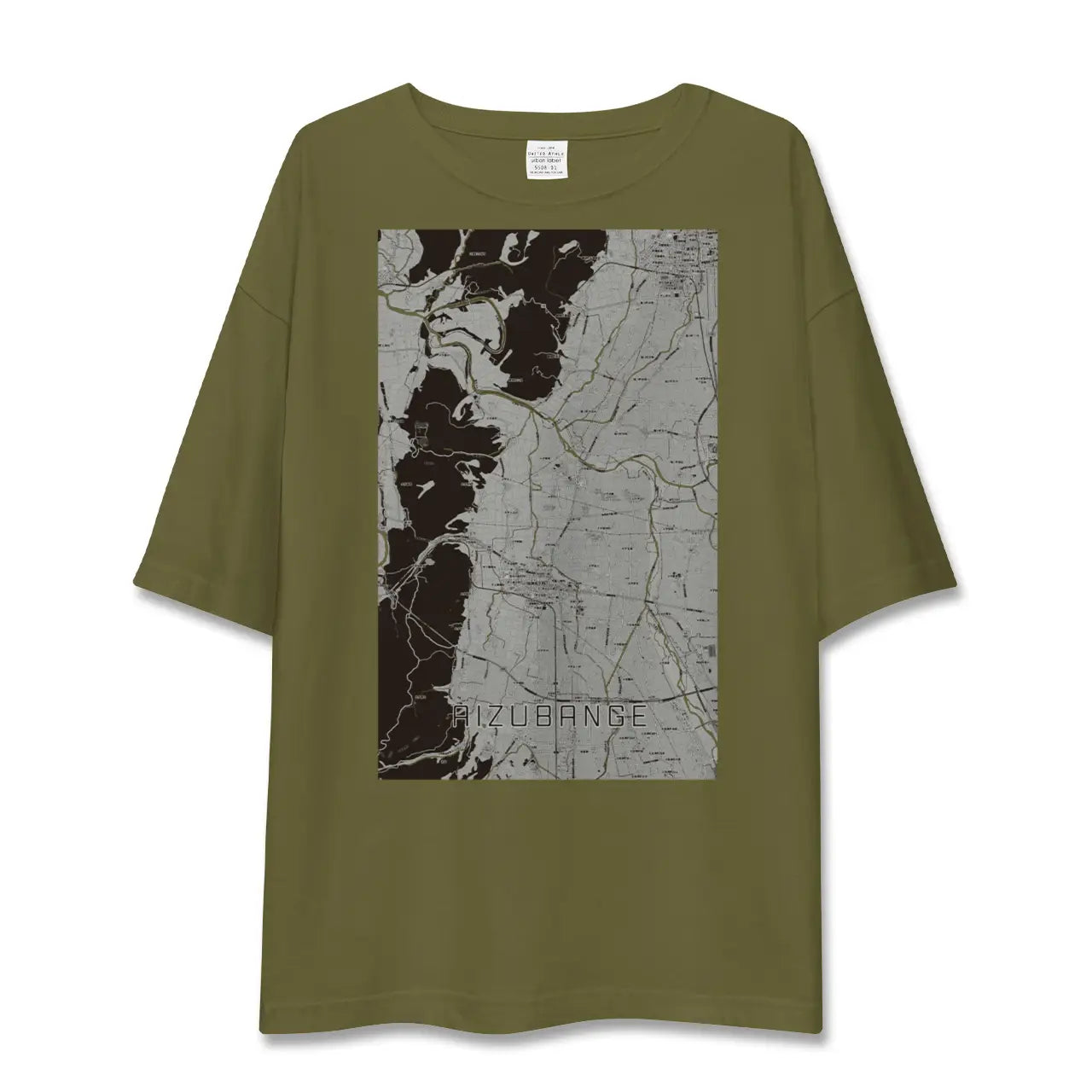 【会津坂下(福島県)】地図柄ビッグシルエットTシャツ