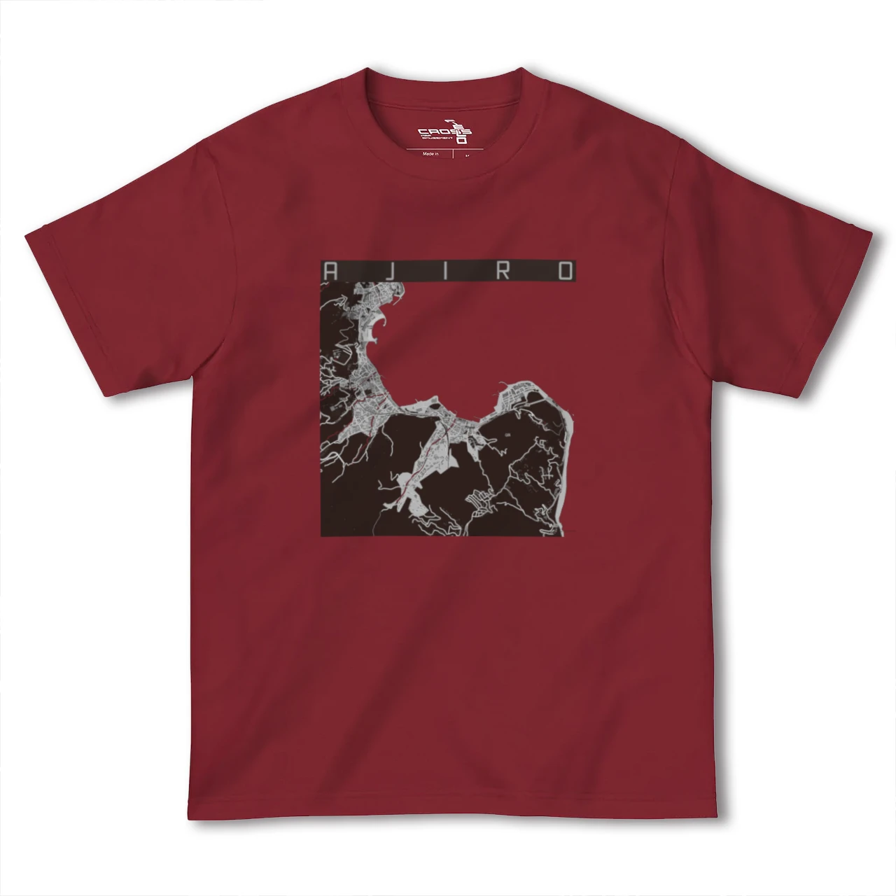 【網代(静岡県)】地図柄ヘビーウェイトTシャツ