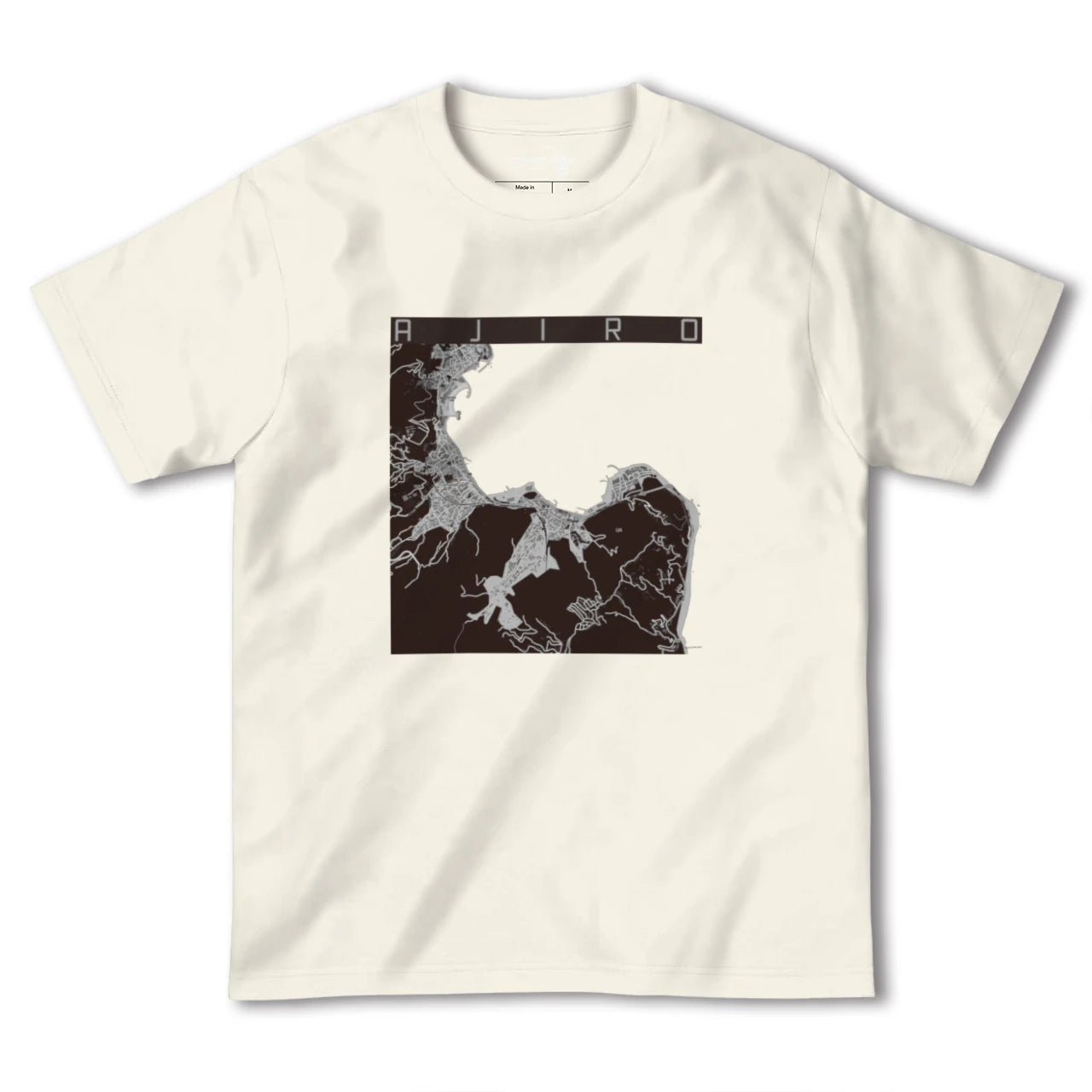 【網代(静岡県)】地図柄ヘビーウェイトTシャツ