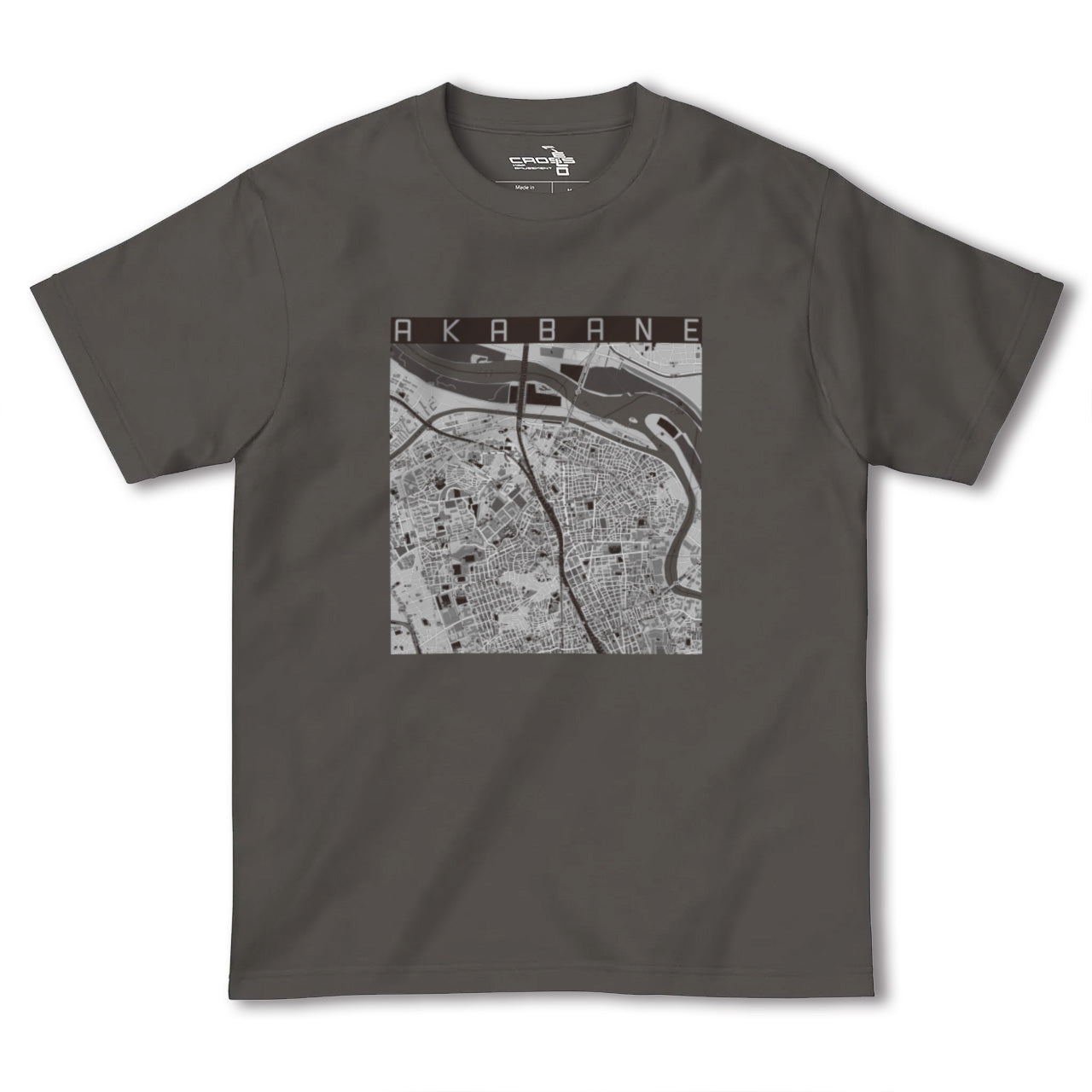 【赤羽(東京都)】地図柄ヘビーウェイトTシャツ