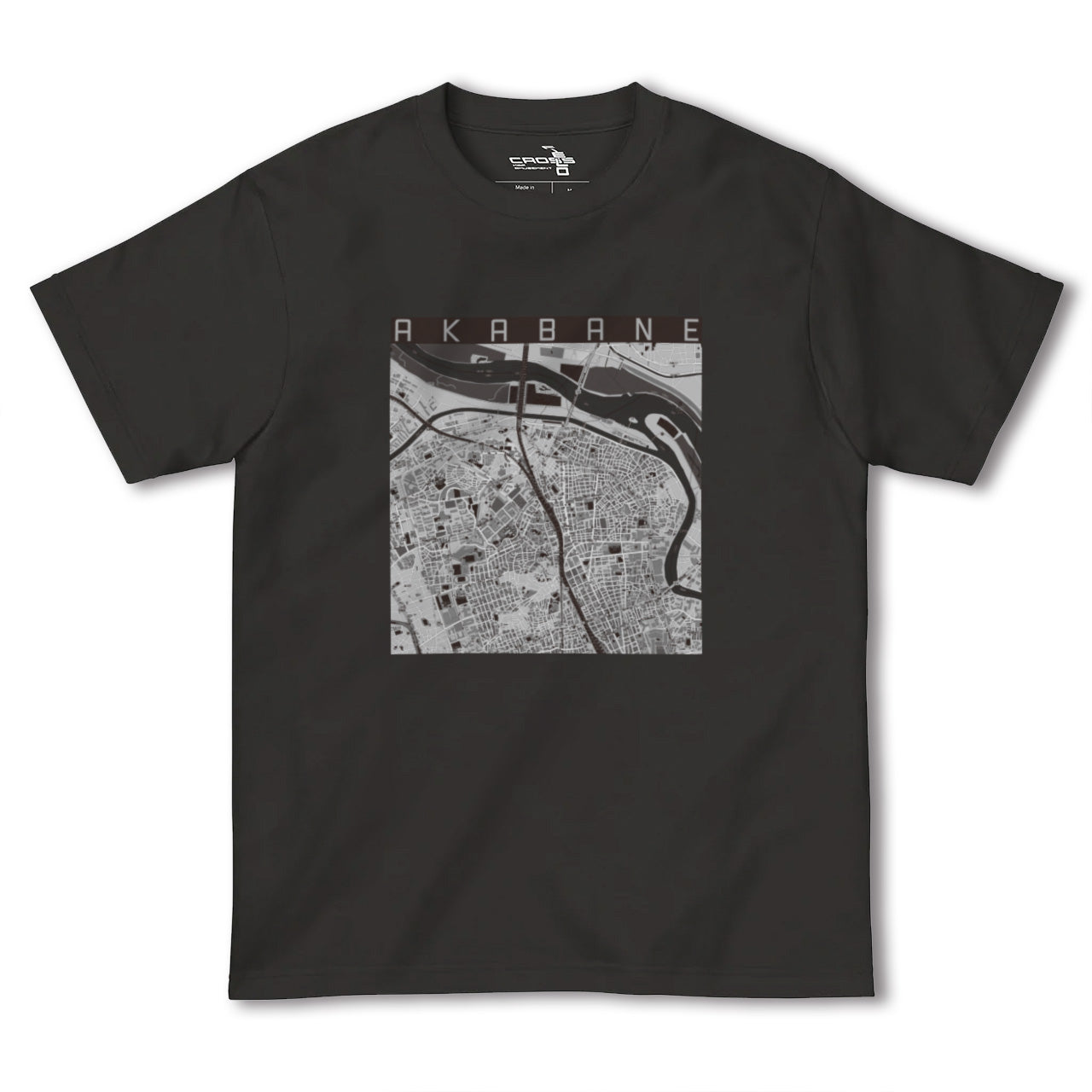 【赤羽(東京都)】地図柄ヘビーウェイトTシャツ