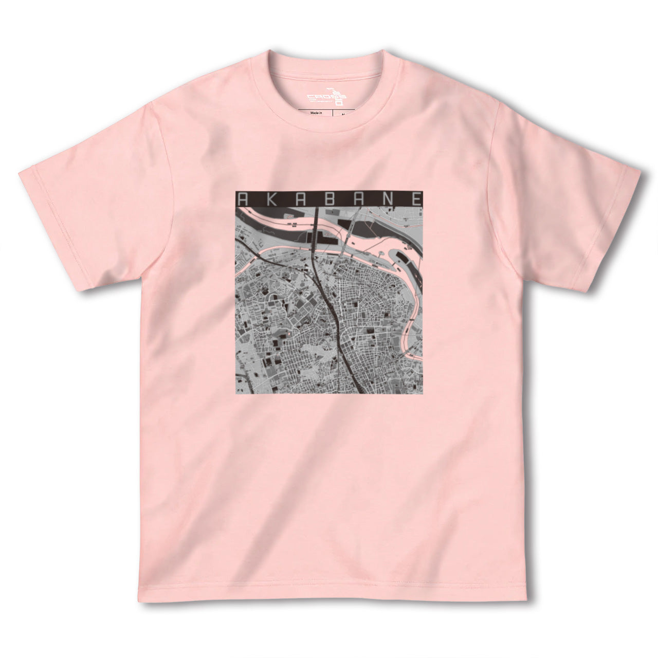 【赤羽(東京都)】地図柄ヘビーウェイトTシャツ