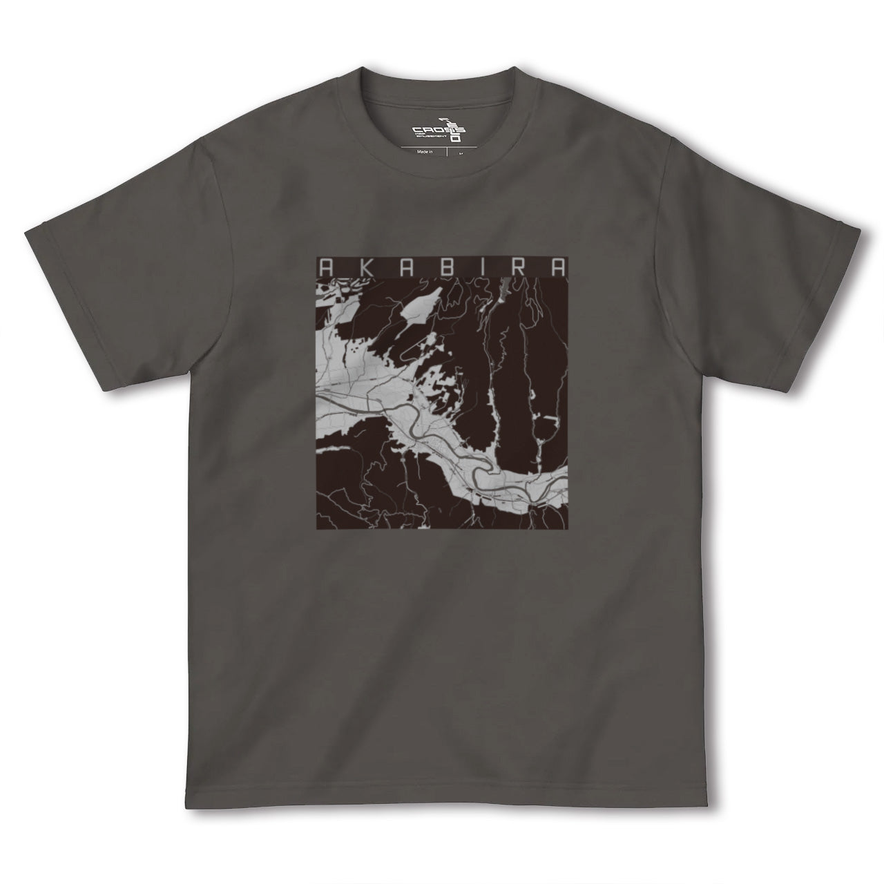 【赤平(北海道)】地図柄ヘビーウェイトTシャツ