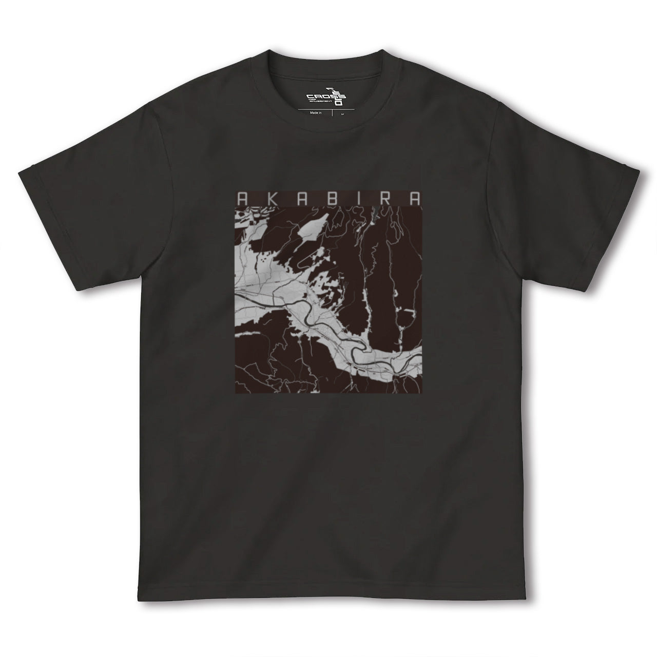 【赤平(北海道)】地図柄ヘビーウェイトTシャツ
