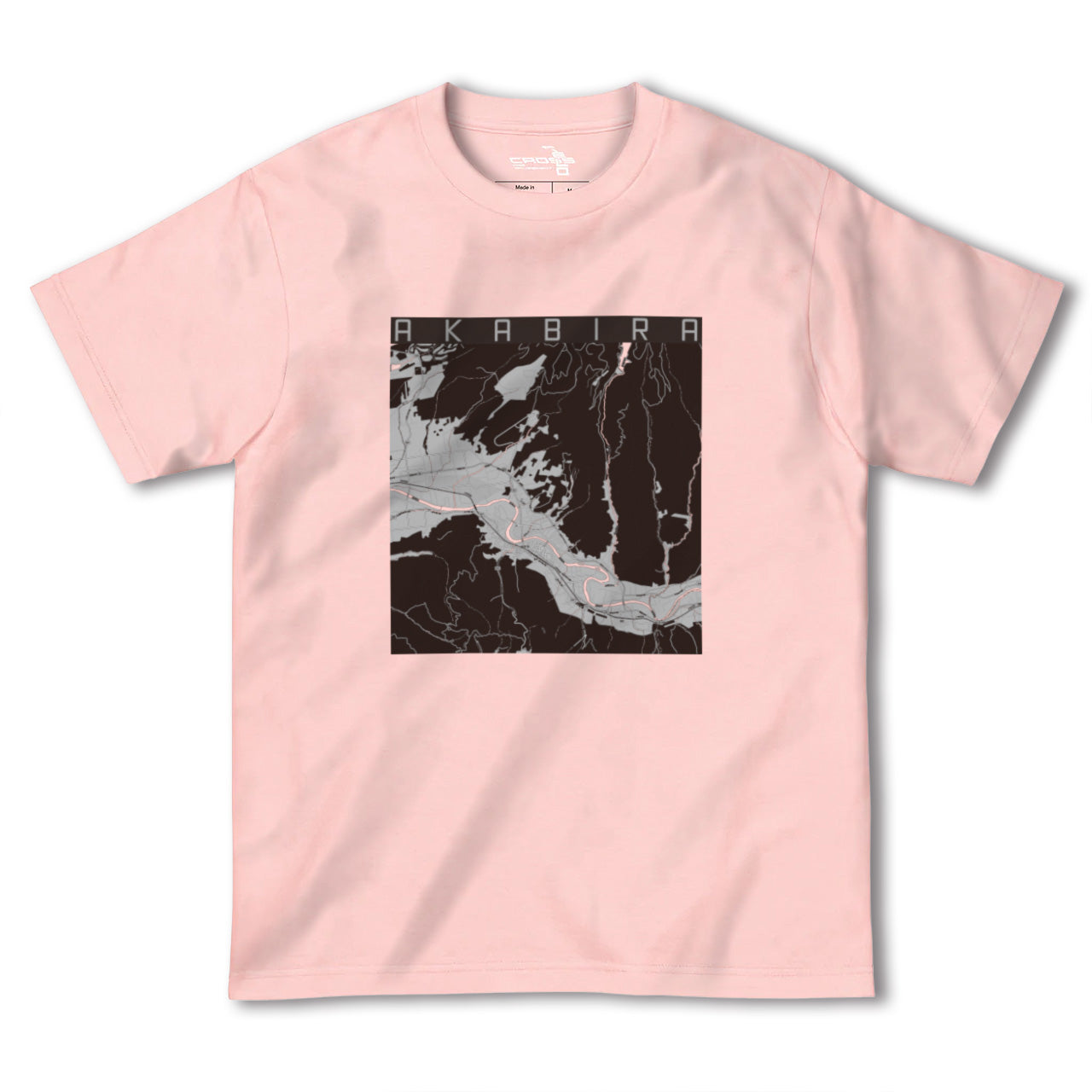 【赤平(北海道)】地図柄ヘビーウェイトTシャツ